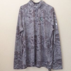 Under Armour A's Baseball Camouflage Heatgear Loose Pullover